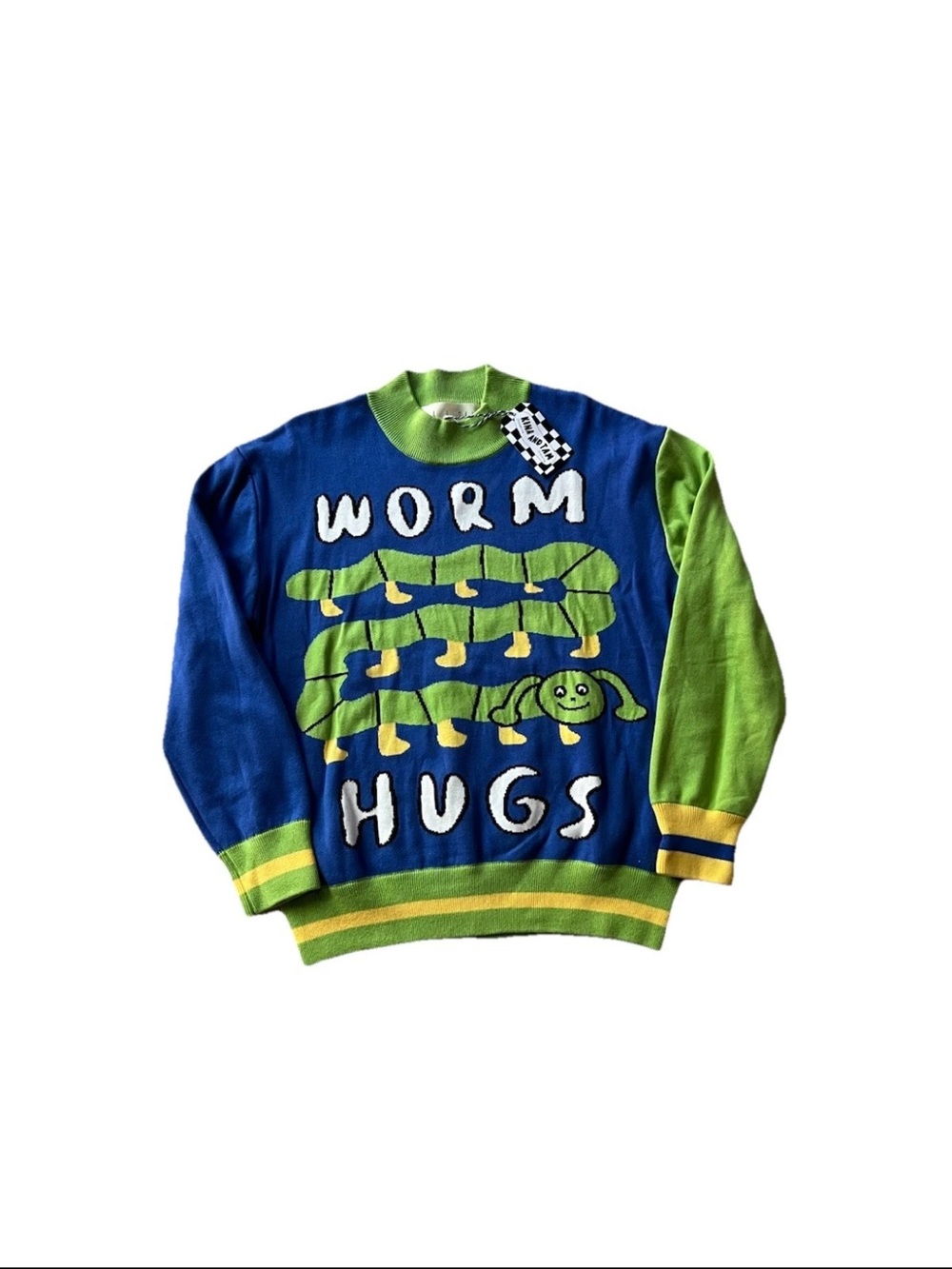 Kina & Tam Worm Hugs BNWT Pullover Sweater Size Large